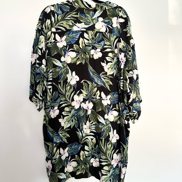 REPP XXL Hawaiian floral print button down 100% rayon - Picture 4 of 5
